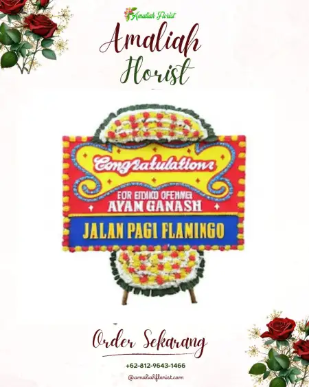 Sewa Papan Bunga Betek